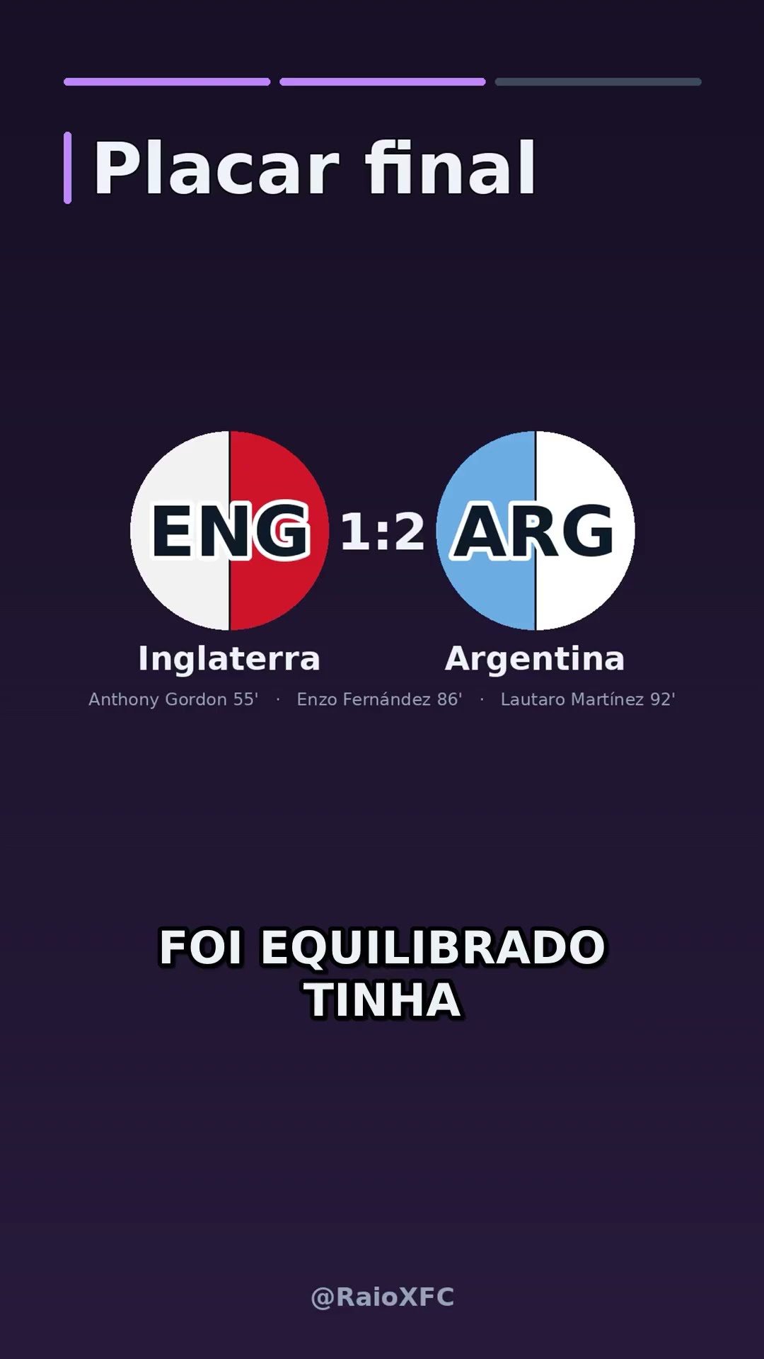 ENG 1:2 ARG — O modelo cravou? | Copa do Mundo 2026 #Shorts