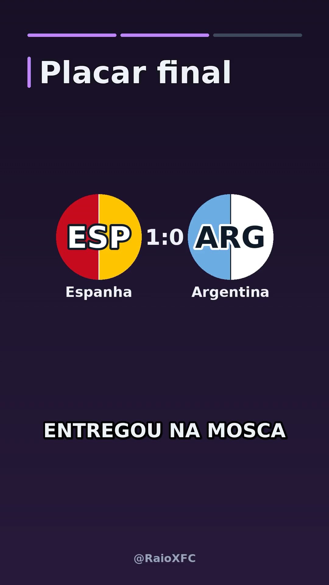 ESP 1:0 ARG — O palpite se confirmou? | Copa do Mundo 2026 #Shorts
