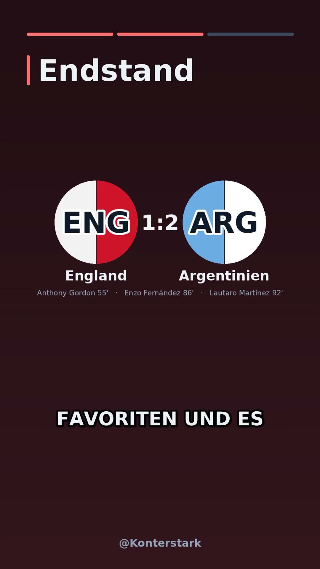 ENG 1:2 ARG — Hat das Modell getroffen? | WM 2026 #Shorts